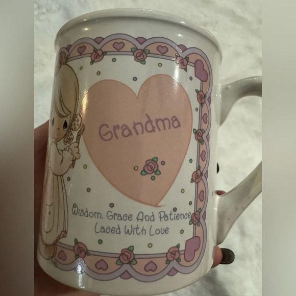 Vintage 1984 Precious Moments Collections Grandma Coffee Cup Mug Collectible - Picture 6 of 12
